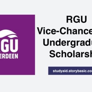 RGU Vice Chancellors Undergraduate Scholarship