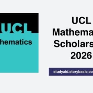 UCL Mathematics Scholarship